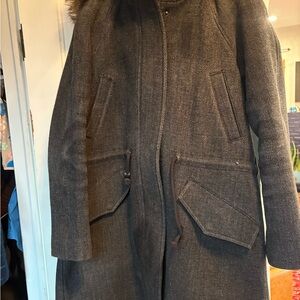 Women's M Dark Gray Coat -Madewell